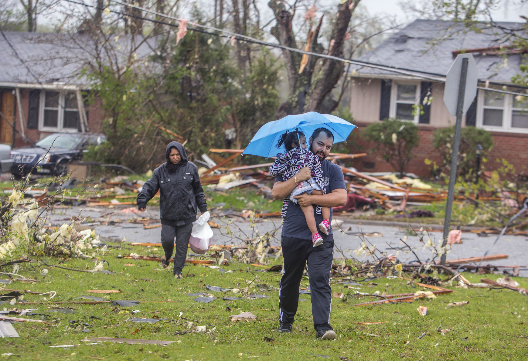 Tornado aftermath
